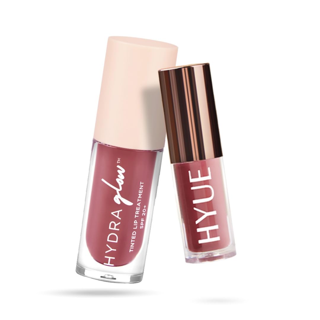 HYUE Mauve-licious Lip Set: HydraMatte™ Liquid Lipstick & HydraGlow™ Tinted Lip Treatment Duo | Long-Wear Soft-Matte & 24H Hydration High-Shine | Vegan, Non-Sticky & Nourishing-image-9
