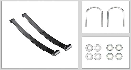 Miniatura 2 de Huskey Resorte de hoja trasero resistente (2 hojas) y kits de bujes en U para EZGO RXV 08+