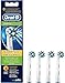 Oral-B CrossAction Pack, Cabezales 4 para cepillo eléctrico, cabezal redondeado para limpiar diente por diente