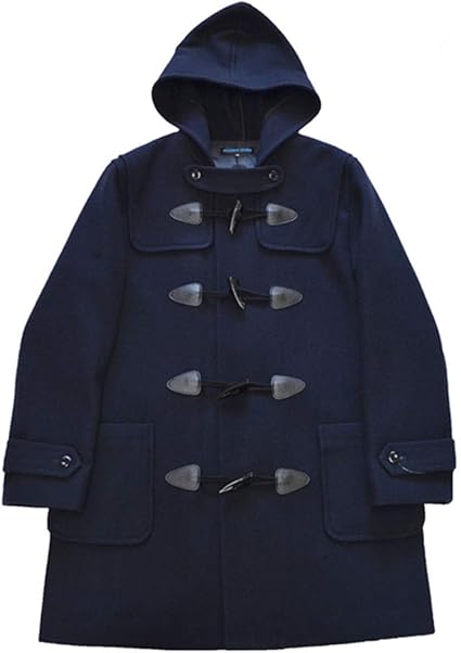 Amazon Co Jp Kuri Oriオリジナルメリノウール スクールダッフルコート 紺 S M L Ll School Coat Dark Blue 服 ファッション小物 Amazon Co Jp Kuri Oriオリジナルメリノウール スクールダッフルコート 紺 S M L Ll School Coat Dark Blue 服 ファッション小物