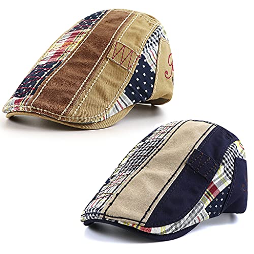 Gionforsy Lot de casquettes Newsboy - - Taille unique Cover