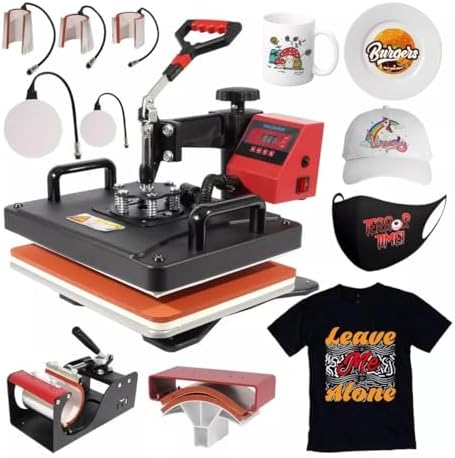 Multifuncional 110V Prensa Térmica para Sublimação 8 em 1 29 * 38...