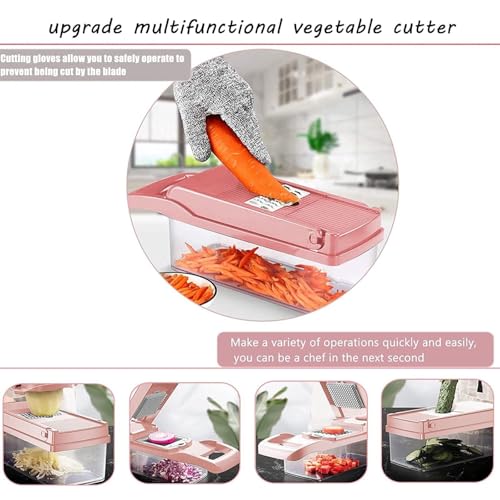 Cortadora de verduras multifunción con contenedor miniatura 5