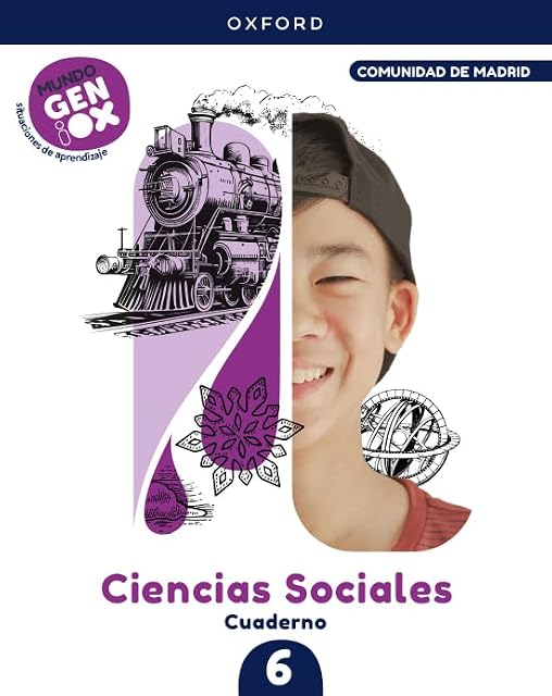 Portada de Mundo Geniox Cc.sociales 6º Primaria Ce Madrid