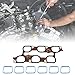X AUTOHAUX Cylinder Engine Intake Manifold Gasket Set Upper and Lower with Throttle Body Gasket 12691199 12673301 for Chevy Camaro for Cadillac ATS CTS SRX XTS