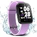 Produktbild Verpro Bluetooth Smartwatch Wasserdicht Fitness Uhr, Fitness Tracker Sport Uhr mit Schrittzähler und Pulsmesser, Intelligente Armbanduhr für Herren Damen, Helles Lila
