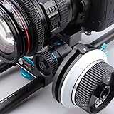 Fotga DP3000 M2 15mm Rail DSLR Focus Puller with A/B Fixed Stops for 5D II III 7D R5 R6 RP 60D A7 A7R A7S II III IV Z6 Z7 II GH4/5/5S BMPCC 4K DSLR Mirrorless Camera Video Filmmaking - Image 5