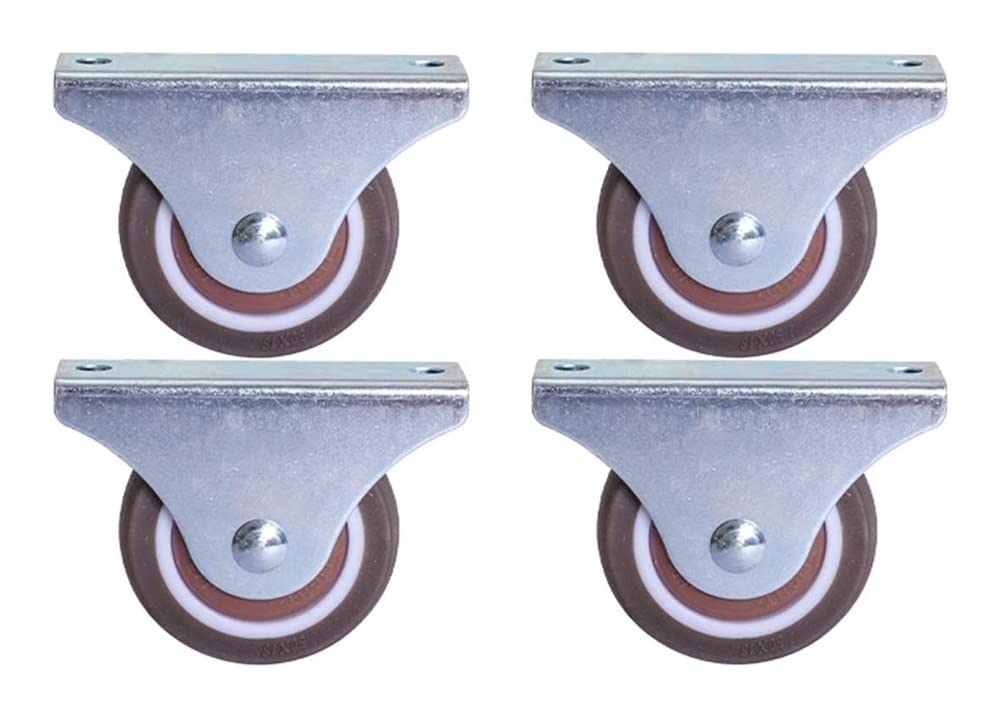Roulettes directionnelles à plaque silencieuses en acier pour équiper vos jardinières