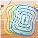 BYFRI 4pcs Cuisine Non-Slip en Plastique Planches À Découper Planche À Découper Cut Pad Coupe Frosted Portable Outils De Viande De Légumes