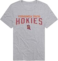 Vista 17 de Campus Lab Official NCAA Classic Distressed Logo Collegiate Classic Ring-Spun T-Shirt Unisex for Men & Women