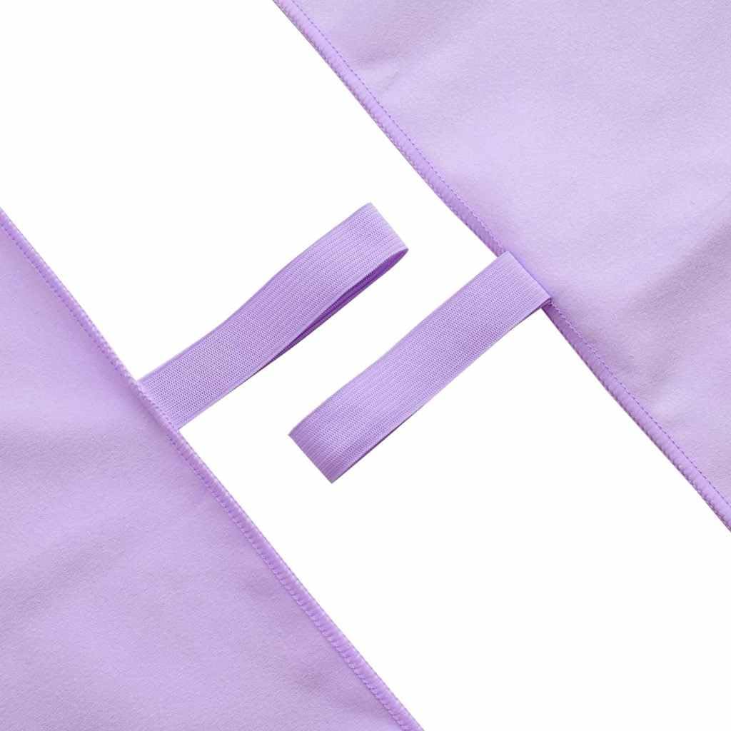 Toallas de deporte 2 unidades, color lila, 180 x 90 cm, poliéster, poliamida, secado rápido, absorbentes, suaves, para deportes, fitness, sauna, playa, viajes, con función de suspensión
