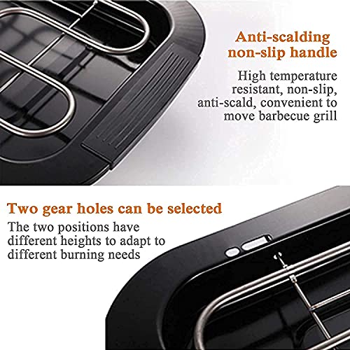 Image of Portable Temperature Control Electric Barbecue Grill Smoke Free Griller, Frying, Tandoori Maker Tray for Home Hotel Restaurant Indoor Outdoor