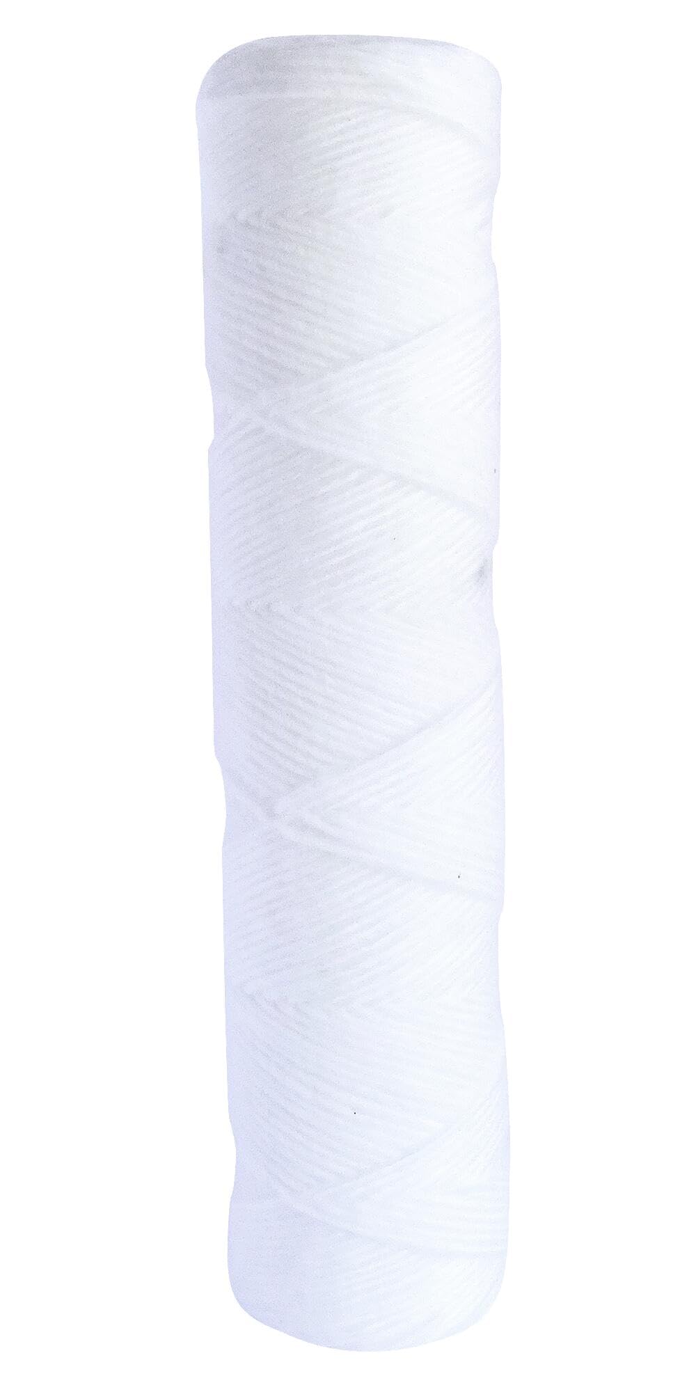 AQUAWATER - 104975 - Cartouche filtrante anti-​sédiments bobinée 20 microns - Pour bol de taille standard 9"​3/​4, pour filtrer les impuretés de l'eau - Fabriqué en France