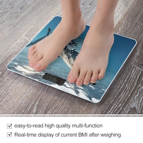 Báscula Digital de Baño de Vidrio con Pantalla LED Grande miniatura 5