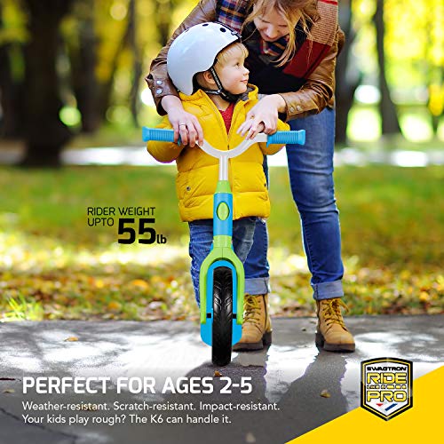 Swagtron K6 Toddler Scooter, Convertible 4-in-1 Ride-On Balance Trike & Training Bike for 3-5 Year Olds — ASTM F963 Certified (Blue) - Thumbnail 5