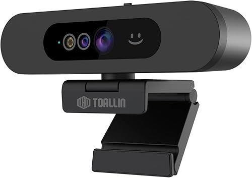 TOALLIN Cámara web Full HD 1080P para Windows Hello Face Login reconocimiento facial IR Windows Hello Webcam con micrófono cámara de computadora disponible en Yaxa Colombia