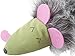 SmartyKat Kicked Critter Crinkle Kicker Plush Cat Toy - Gray, Jumbo