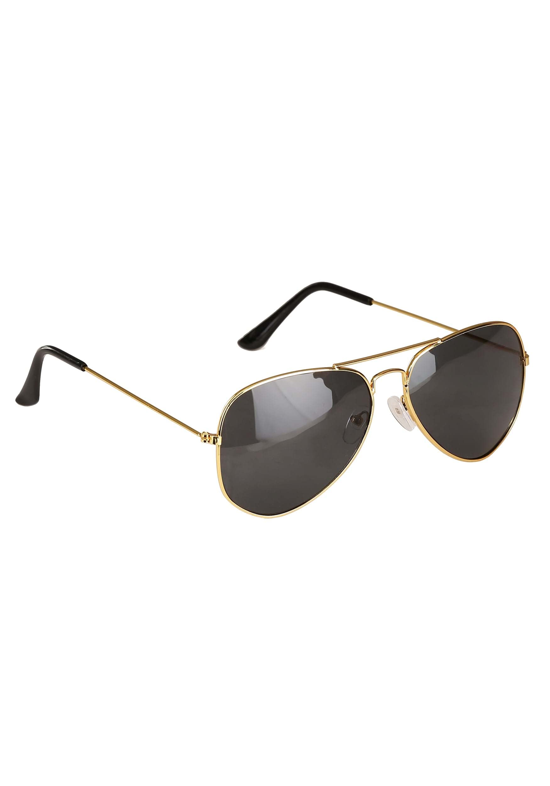 Fun Costumessmoky Aviator Sunglasses Gold Tone Frame With Smoke