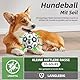 HETOO Hundespielzeug, Hundeball mit Nylon Seil, Premium Hundefußball Spielzeug für Mittlere Große Hunde Indoor & Outdoor Unterhaltung (6 Zoll)