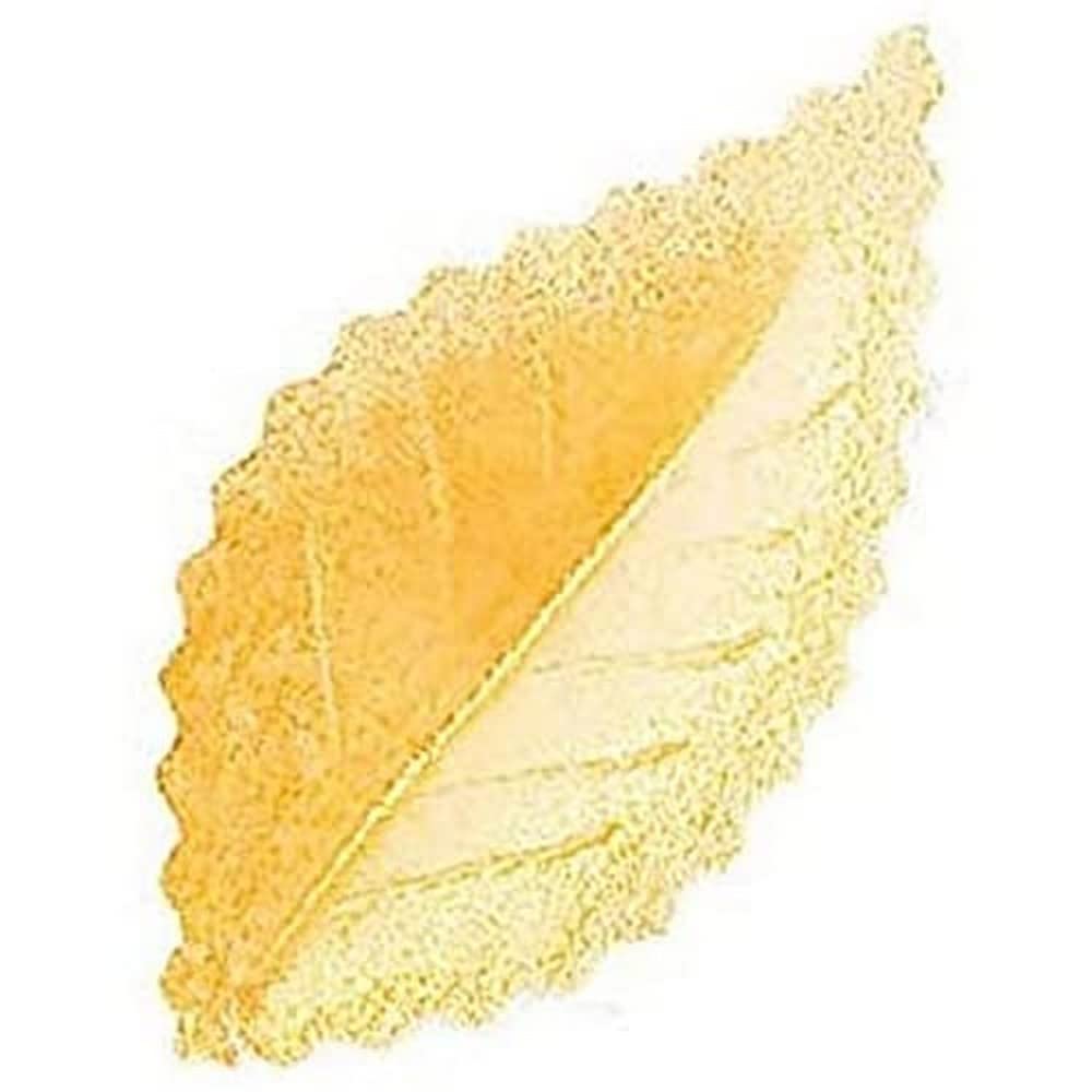 Dekora 126071 Hojas de Oblea Comestibles para Decoraciones de Pasteles, Oro metalizado, 400 pcs