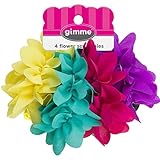 Gimme Flower Scrunchies, Variety, 4 Count