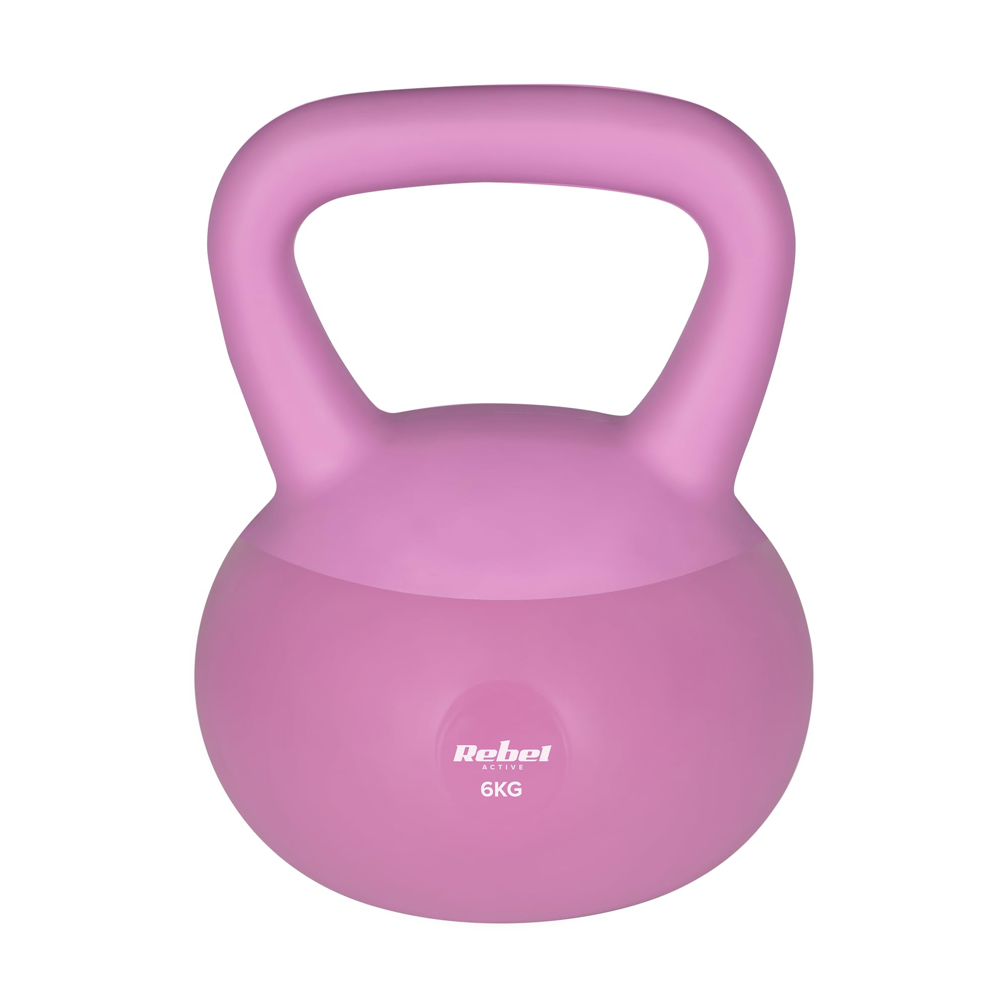 Rebel Soft Kettlebell 6kg Miękkie PCV Bezpieczne Ciche Hantel do Fitness