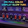 Weather Station Nixie Tube Clock with IPS Color Screen, DIY Analog Glow Tube, Digital Time, Temperature, and Rainfall Display, Luxury Gift Box