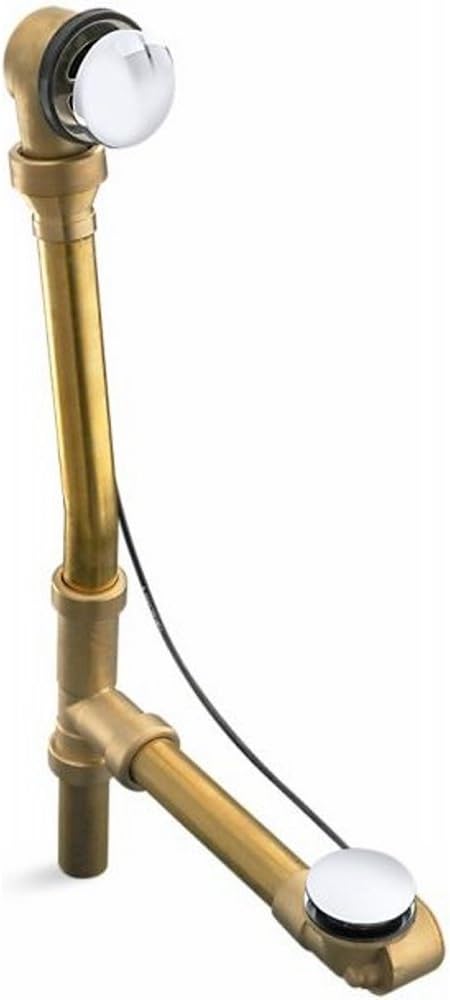 KOHLER K-7219-CP Escale Bath Drain, Polished Chrome