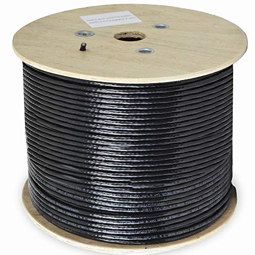 Nowy kabel Ethernet Cat6 o długości 0,3 m / drut 0,3 m Cat-6 wodoodporny zewnętrzny / bezpośredni pochówek / podziemny ~ by VIVO (CABLE-V010)