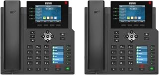 Fanvil X5U 2-Units High-End IP Phone 16 SIP Lines Dual Gigabit Port PoE Integrated