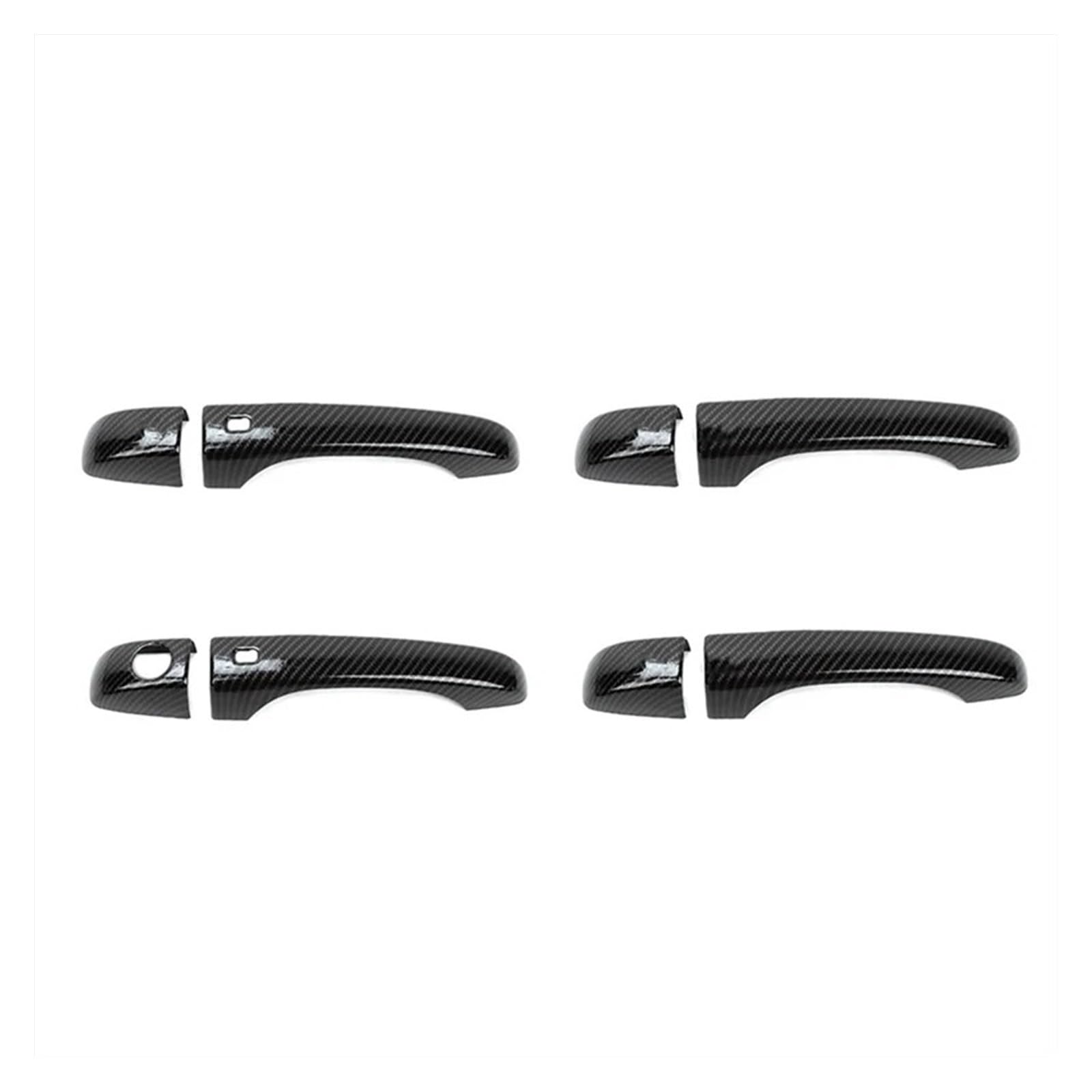 Poignée de porte pour Chrysler 300 et 300c de 2011 à 2023 garniture noire satinée