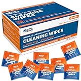 Hearing Aid Cleaning Wipes - 100 Individually Wrapped Pre-Moistened Alcohol-Free Wipes for Hearing Aids, Amplifiers, Earbuds, Audio & Electronics - Portable, Quick-Drying, Gentle, Daily Use & Travel