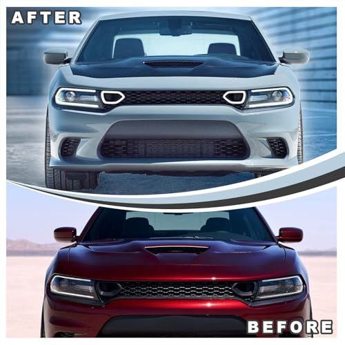 KETAI Front Bumper Grille Compatible with 2015-2023 Dodge Charger by KETAI - Used condition - Image 5