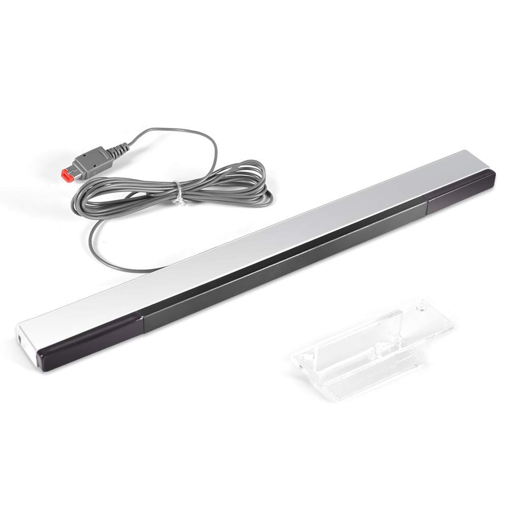 Techinthebox 2 Pack Wired Infrared IR Ray Motion Sensor Bar Compatible with Nintendo Wii and Wii U Console