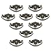 UniDecor 10 Pcs Vintage 73mm X 45mm Crown of Stars Style Dresser Drawer Pulls Handles / Vintage Furniture Knobs Handle,