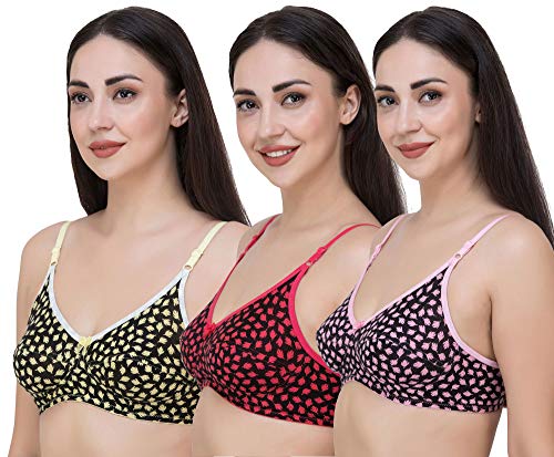 Image of Fasense Women's Wire Free Non Padded Cotton Bra