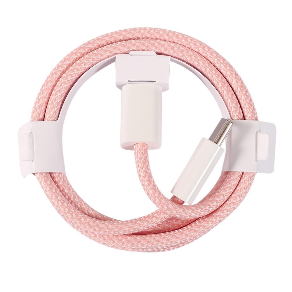 PD 60W USB C a Tipo C Cavo Colore Ricarica Veloce*/ing (2m, 1piece Rosa)
