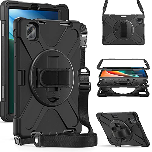 Coque Xiaomi Mi Pad 5 protection 3 couches avec bandoulière et protège écran