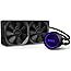 NZXT Kraken Liquid Cooler X53 240 mm - RL-KRX53-01 - AIO RGB CPU Liquid Cooler - Rotating Infinity Mirror Design - Powered by