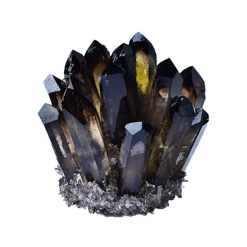 Natürlicher Aragonit-Kalzit-Cluster, heilender Kristall, Quarz, unregelmäßige Heimdekoration, Probefigur, braun,900g