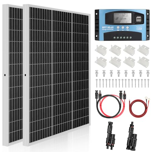 Kit panneau solaire 240W 12V résout les pannes de batterie en camping