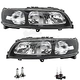 Scheinwerfer links Halogen Scheinwerfer Frontscheinwerfer Set H7 für V70 II inkl. OSRAM Lampen ohne Stellmotor LWR