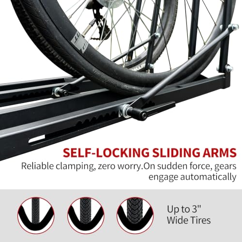 Upright Roof Bike Rack Mount