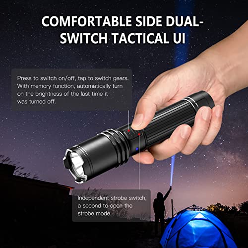 Klarus Ep10 Rechargeable Flashlight, High Lumens 1000 Lumens Edc Flashlight, Usb C Flashlight With 2600 Mah Battery, Waterproof Torch Light For Camping, Outdoor, Emergency Use #TOP3