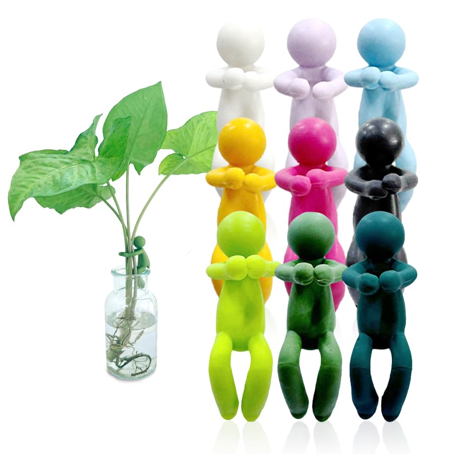 Famiphotogifts Plant Propagation Buddy Plant Cutting Holders for Sprouts Stems & Shoots Cute & Sturdy Plant Supports for Indoor Gardens & Propagation Stations for Plant Lovers (Multicolor)