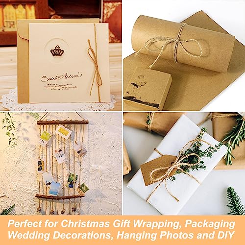 Vivifying Natural Jute Twine, 656 Feet 2Mm Thick Brown Twine String For Garden, Crafts, Gifts Wrapping, Packing #TOP4