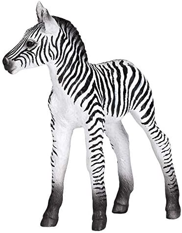 MOJO - Zebra Foal | Hand-Painted Toy Figure | Wildlife Collection | True to Life & Highly Detailed | Designed in UK image 4