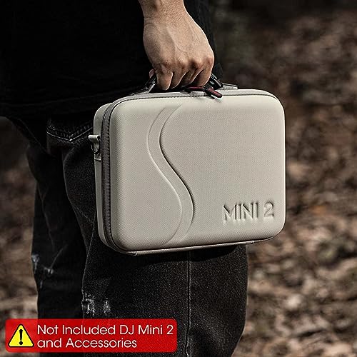 Image of Verilux Carrying Case for DJI Mini 2, Portable Compact Storage Bag Hard Case Set with Strap Storage Travel Case Compatible with DJI Mini 2 Pro and Drone Controller (Case Only Not Include DJI Product)
