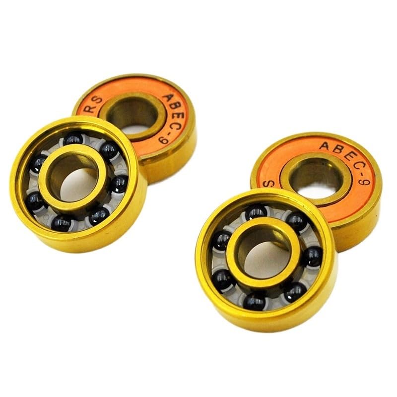 8/16 pezzi 608 2RS cuscinetti a sfere in ceramica ibrida 8 * 22 * 7 mm cuscinetti for ruote skateboard long board(8Pcs)