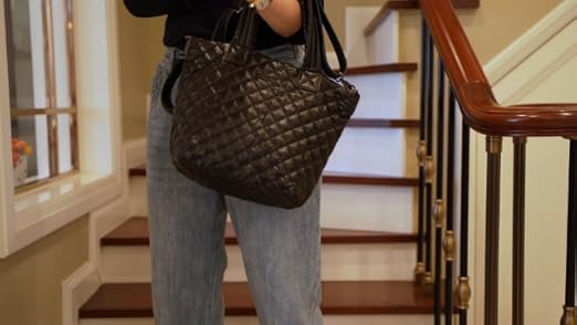Hsitandy Quilted Tote Bag for Women, Cute Quilted Crossbody Tote Hsitandy Quilted Tote Bag for Women, Cute Quilted Crossbody Tote
